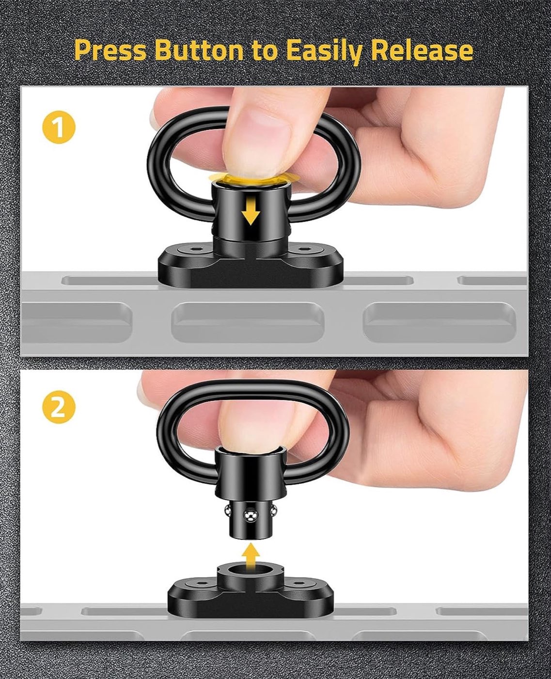 1.25″ Sling Swivel 2-Pack for Two Point Sling